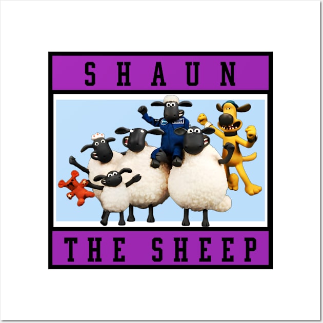 shaun the sheep Wall Art by youne street